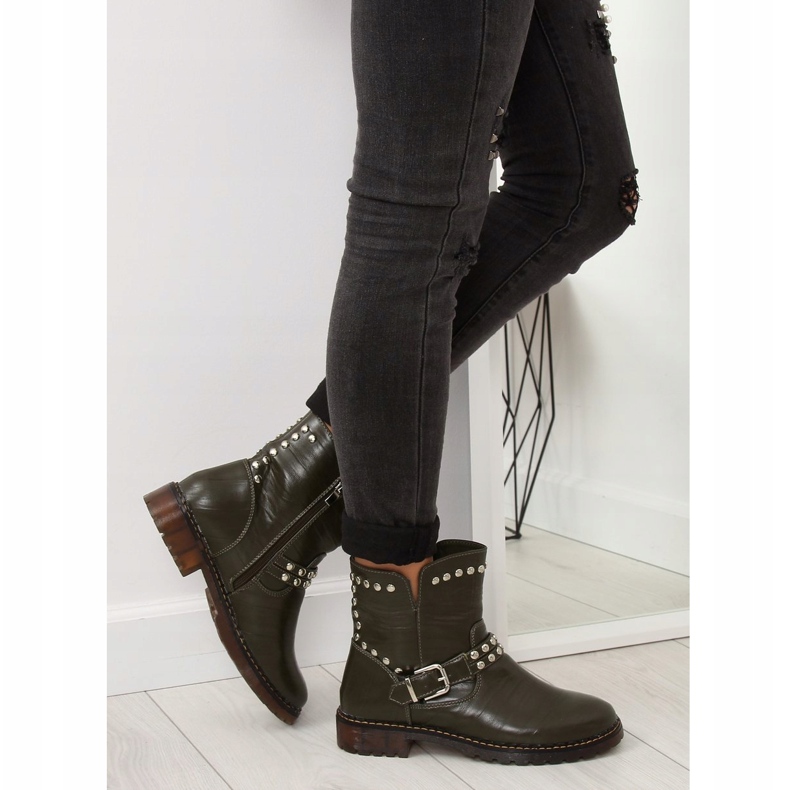 Botas militares verdes A-30 Verde 1