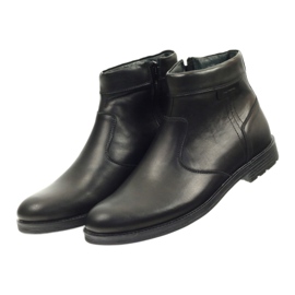 Botas Riko pretas com zíper 825 preto 3