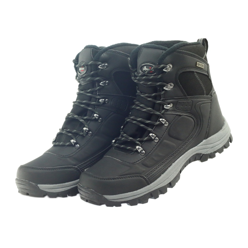 American Club Botas americanas de trekking de inverno com membrana preto 3