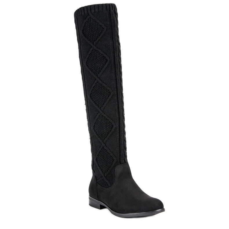 Seastar Botas rasas elegantes preto 1