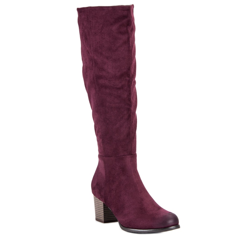 Botas de camurça VINCEZA vermelho 1