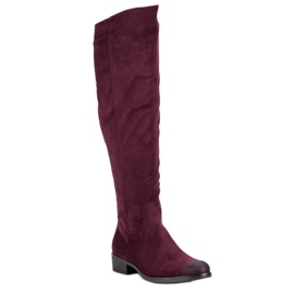 Botas VINCEZA marrom vermelho 1