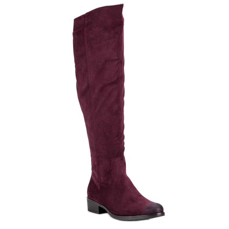 Botas VINCEZA marrom vermelho 1