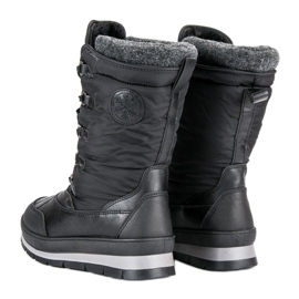 Mckeylor Botas de neve pretas elegantes preto 1