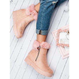 Lucky Shoes Botas rosa 1