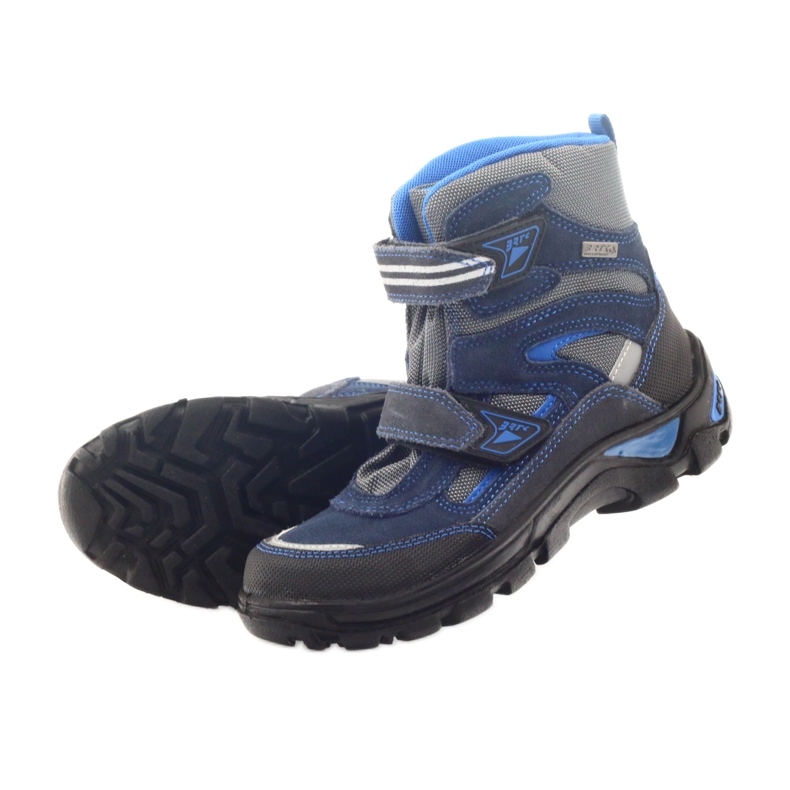 Botas de membrana Bartek 44673 azul cinza azul marinho 4