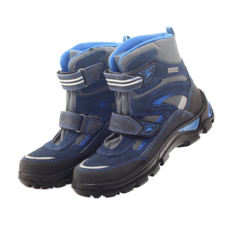 Botas de membrana Bartek 44673 azul cinza azul marinho 3