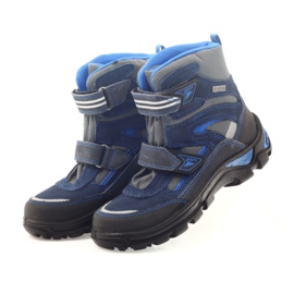Botas de membrana Bartek 47673 azul cinza azul marinho 4