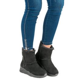 Botas de neve pretas preto 1