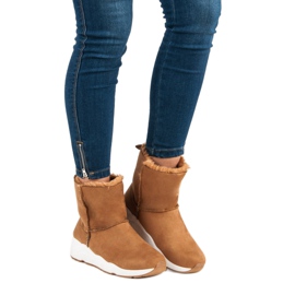Botas de camelo para neve castanho 2