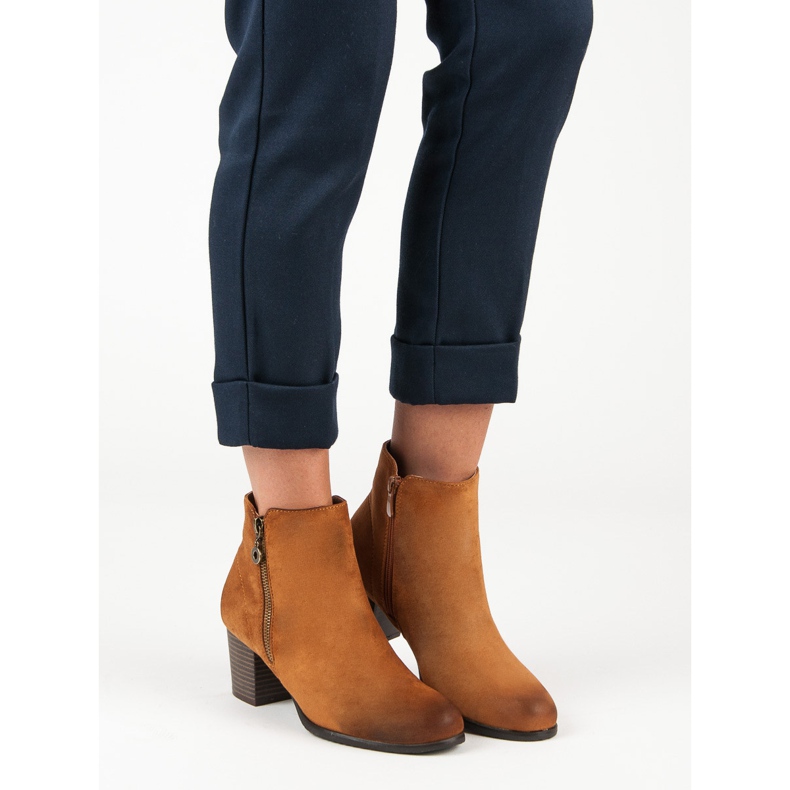 Botas de camurça VINCEZA marrom 2