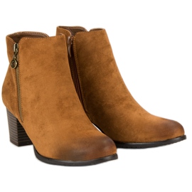 Botas de camurça VINCEZA marrom 1
