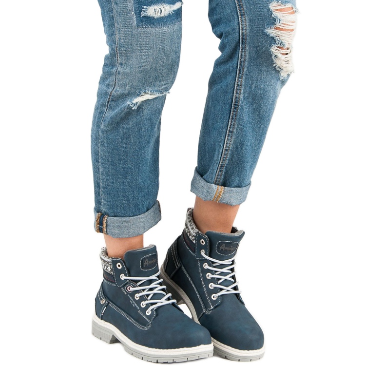 American Club Caçadores Americanos Femininos azul 2