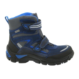 Botas de membrana Bartek 44673 azul cinza azul marinho 8