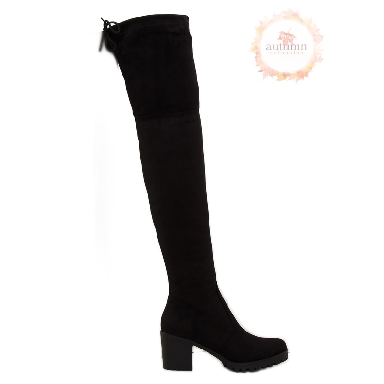 Botas pretas de salto alto BH108-HB preto 1