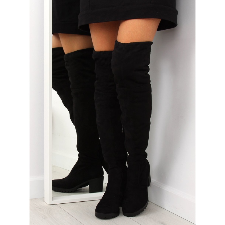 Botas pretas de salto alto BH108-HB preto 2