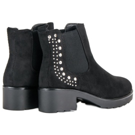 Botas Jodhpur com salto alto preto 2 Botas Jodhpur com salto alto preto 2