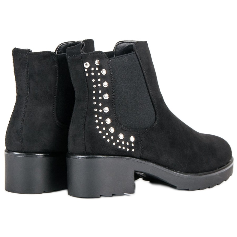 Botas Jodhpur com salto alto preto 2 Botas Jodhpur com salto alto preto 2