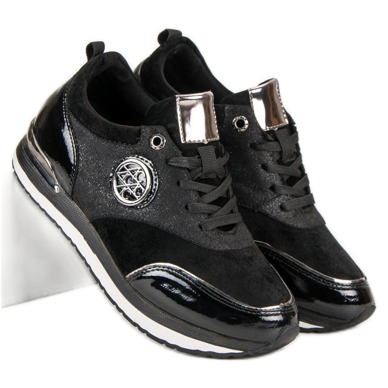 Aclys Calçados Esportivos Amarrados preto 2