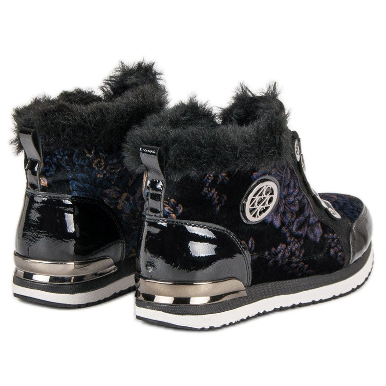 Aclys Tênis elegantes preto multicolorido 1