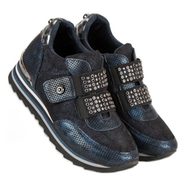 Aclys Botas. Tênis azul multicolorido 2 Aclys Botas. Tênis azul multicolorido 2