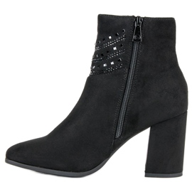 Kylie Botas Pretas Elegantes preto 1