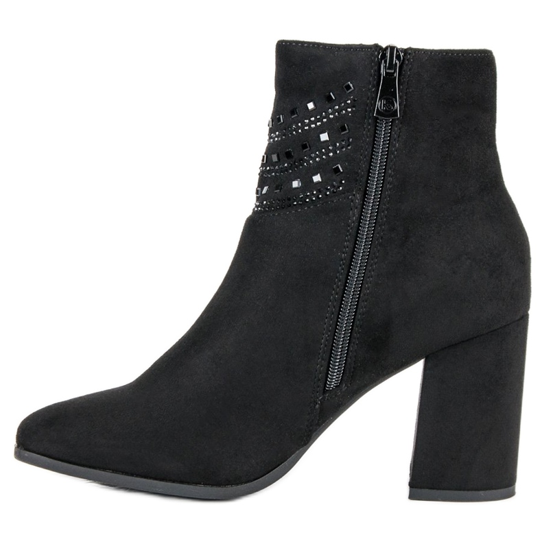 Kylie Botas Pretas Elegantes preto 1