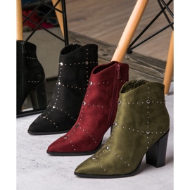 Kylie Botas de camurça cáqui multicolorido verde 2