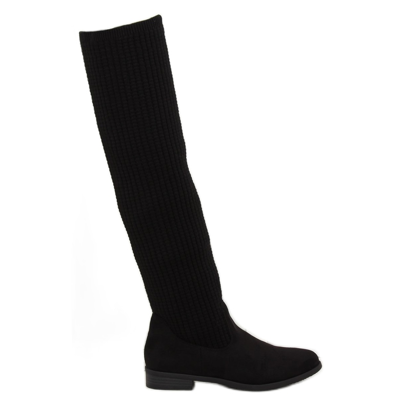 Botas de coxa pretas BM102 pretas preto 2