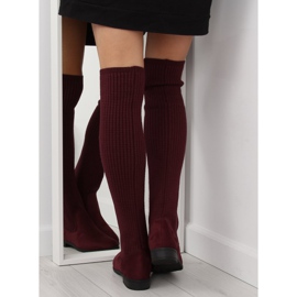 Botas Borgonha BM102 vermelhas multicolorido vermelho 2 Botas Borgonha BM102 vermelhas multicolorido vermelho 2