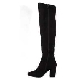 Botas pretas de salto alto BH133-HB pretas preto 2