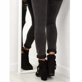 Botas pretas YL56 de salto alto preto 1 Botas pretas YL56 de salto alto preto 1