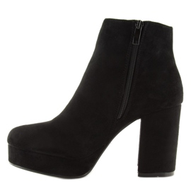 Botas plataforma pretas YQ208 pretas preto 2