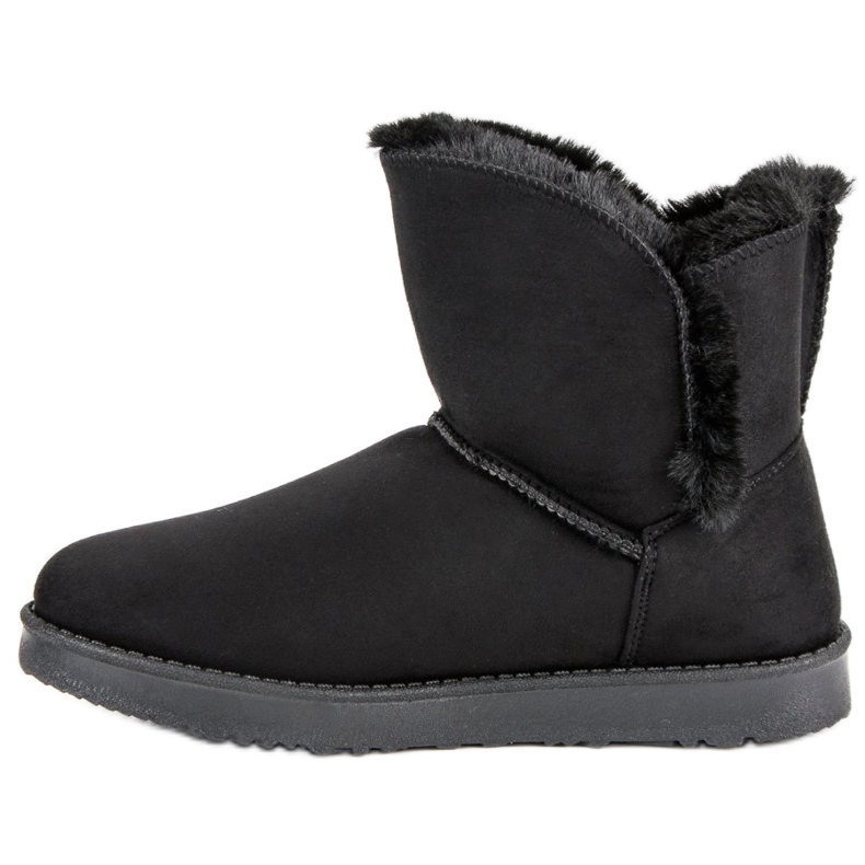 Kylie Suede Mukluki preto 1