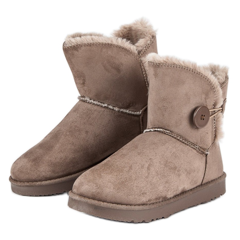 Kylie Suede Mukluki marrom 1