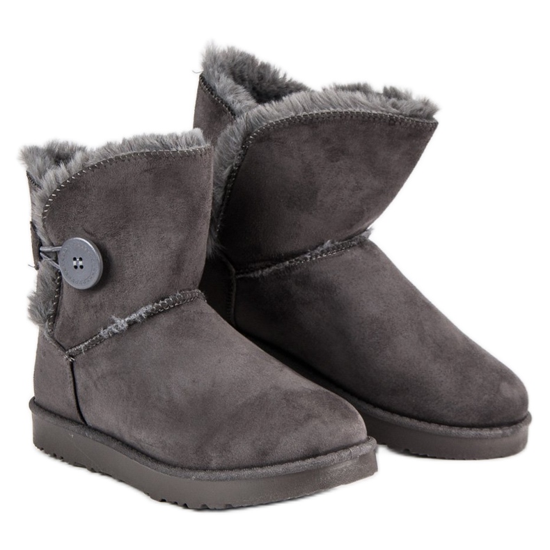 Kylie Suede Mukluki cinza 1