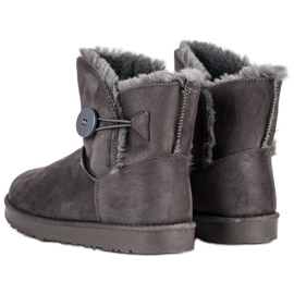 Kylie Suede Mukluki cinza 2