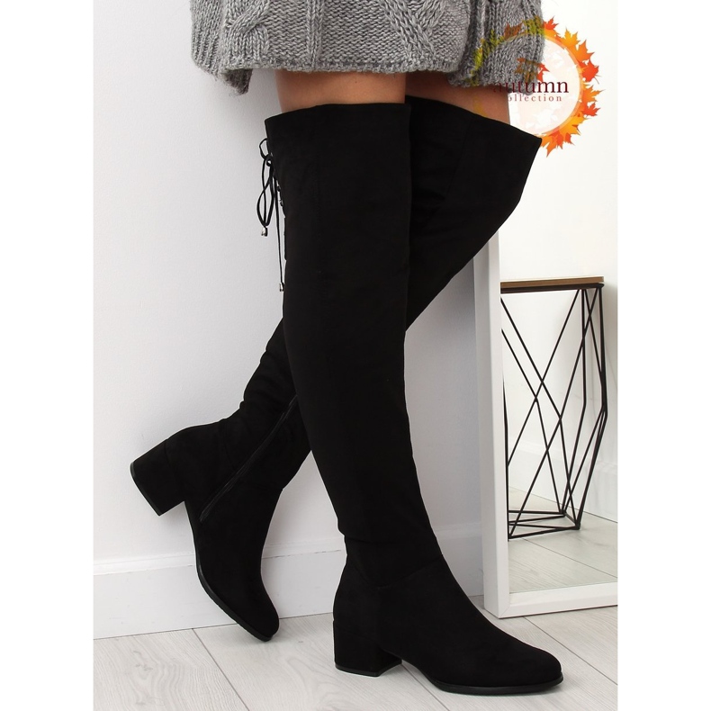 Botas pretas de salto alto BH129-HB preto 1