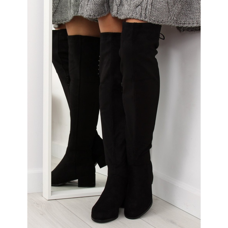 Botas pretas de salto alto BH129-HB preto 2