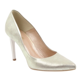 Bombas Metálicas Espinto no Złote 456/72 Heel dourado 1