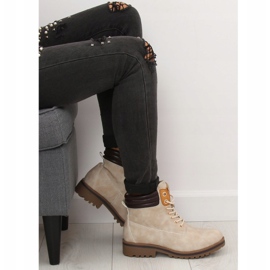 Botas de madeira para mulheres bege GD-ZN27 Bege 1 Botas de madeira para mulheres bege GD-ZN27 Bege 1