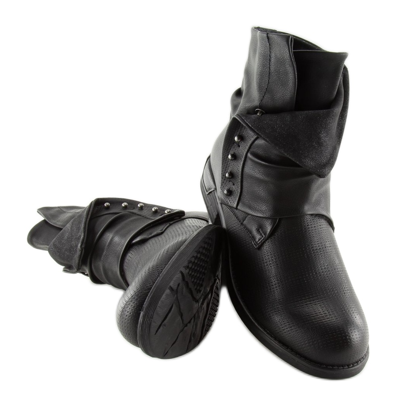 Botas pretas para mulheres JA3153 pretas preto 1