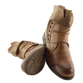 Botas de camelo para mulheres JA3153 Camel castanho 1