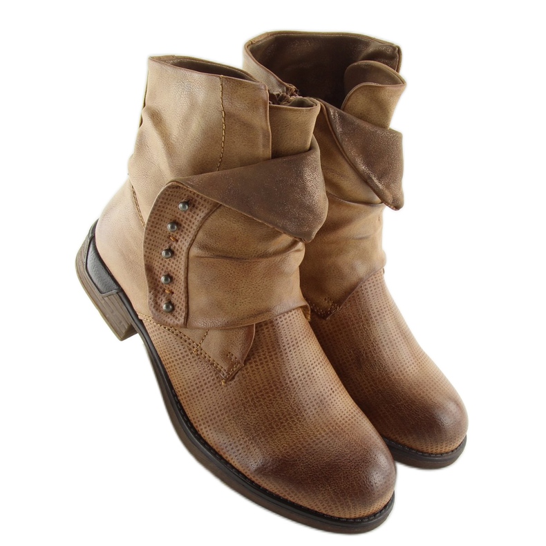 Botas de camelo para mulheres JA3153 Camel castanho 2