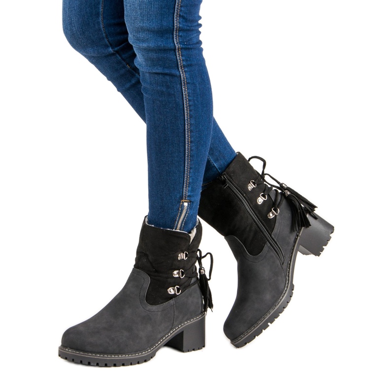 Seastar Botas casuais preto 1 Seastar Botas casuais preto 1
