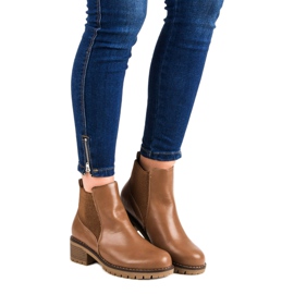 Botas chelsea marrom 1