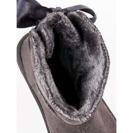 Botas de neve Mukluki cinza 1 Botas de neve Mukluki cinza 1