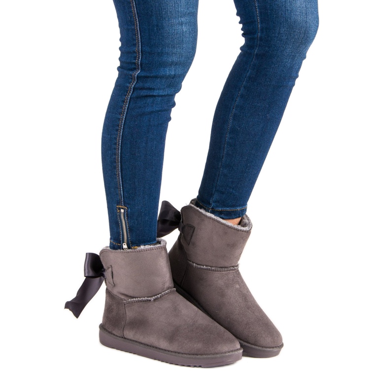 Botas de neve Mukluki cinza 2 Botas de neve Mukluki cinza 2