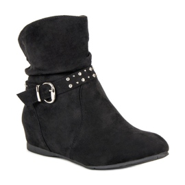 Seastar Botas de cunha preto 1