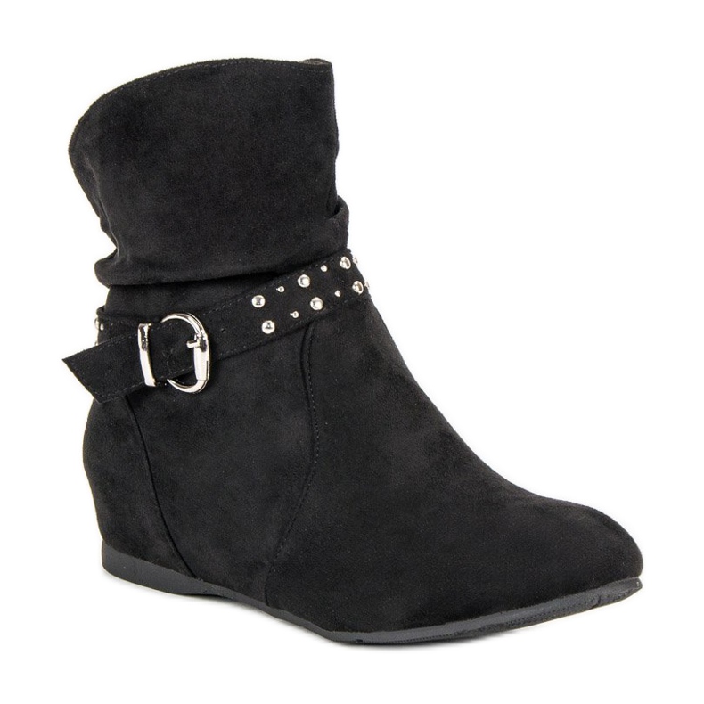 Seastar Botas de cunha preto 1